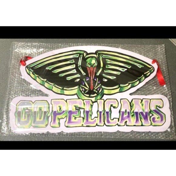 New In Box NBA New Orleans Pelicans (2023-24) Reversible Door Hanger Sign - Picture 7 of 10